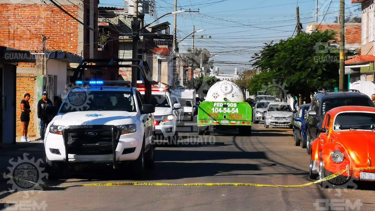 Resulta herido trabajador de gasera por flamazo de un tanque de gas en Irapuato    (2)